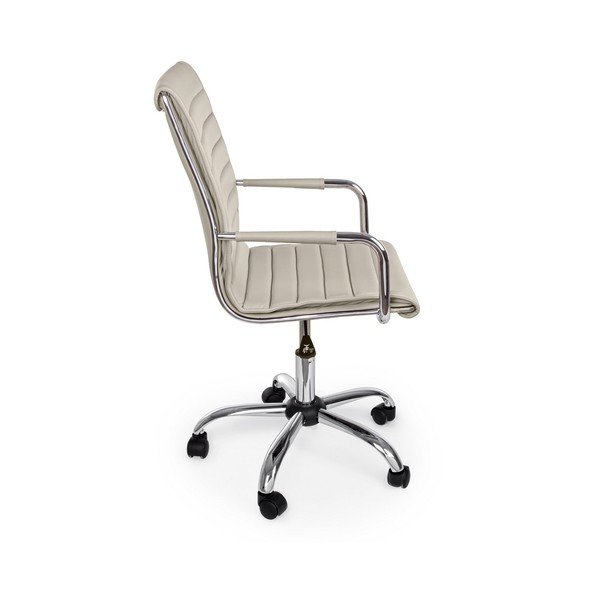 Taupe kancelárska stolička z imitácie kože Perth – Yes Everyday-image-3