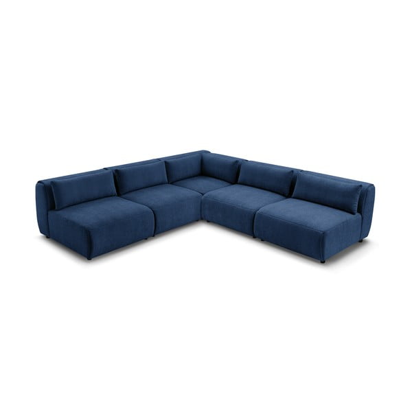 Tmavomodrá rohová pohovka (variabilná) Jeanne – Bobochic Paris-image-3