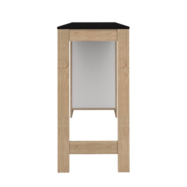 Barový stôl s čiernou doskou 50x115 cm Aravis – TemaHome-image-3