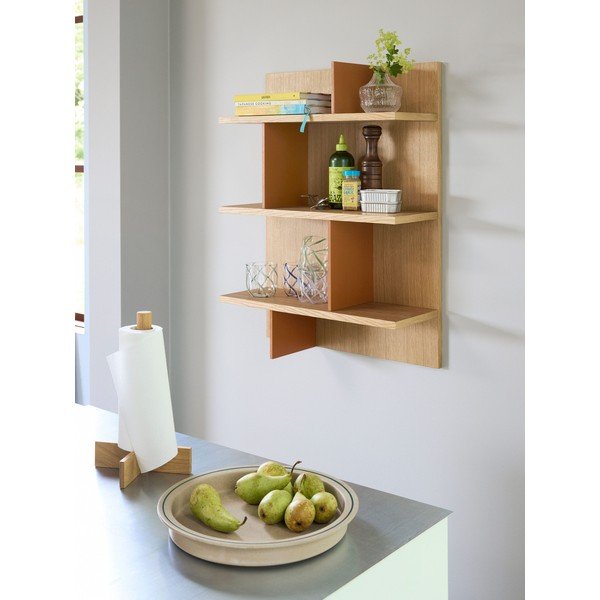 Poschodová polica v dekore duba v prírodnej farbe 60 cm Stand – Hübsch-image-1