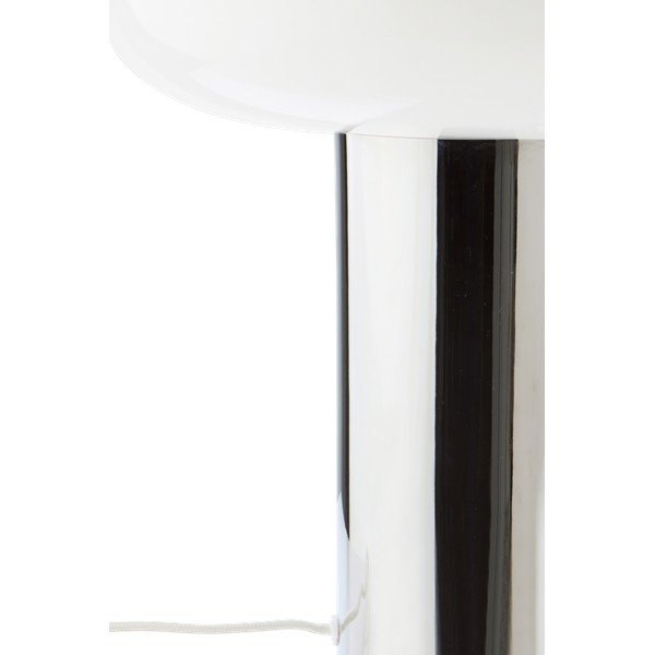 Kovová stolová lampa v lesklej striebornej farbe (výška  32 cm) Paneta – Jotex-image-3