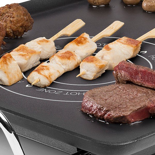 Čierny elektrický stolový gril Princess Table Chef Hot-Zone, príkon 2500W-image-1