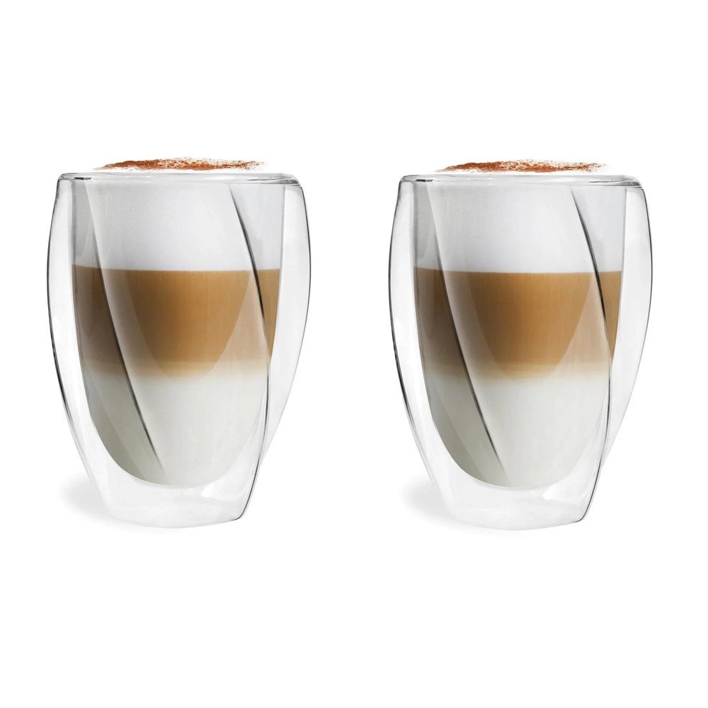 E-shop Sada 2 dvojstenných pohárov Vialli Design Latte, 300 ml