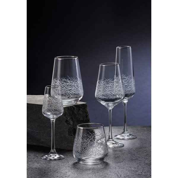 Súprava 6 pohárov na šampanské Crystalex Frost, 200 ml-image-4