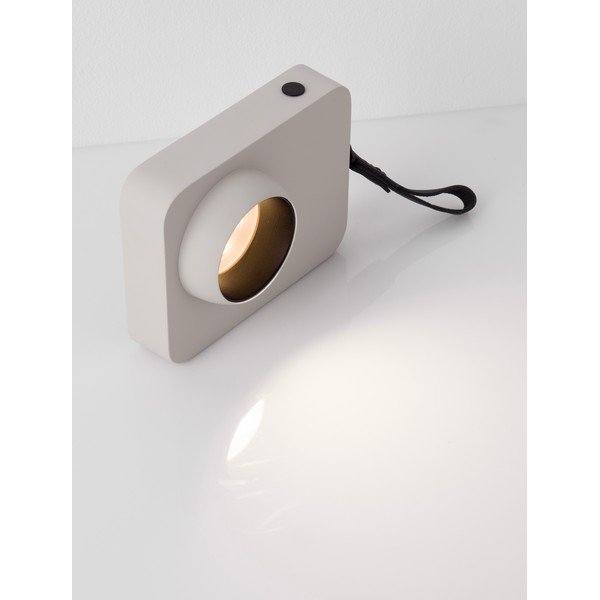 Béžová kovová LED stolová lampa so stmievačom (výška  11 cm) Kedros – Nova Luce-image-2