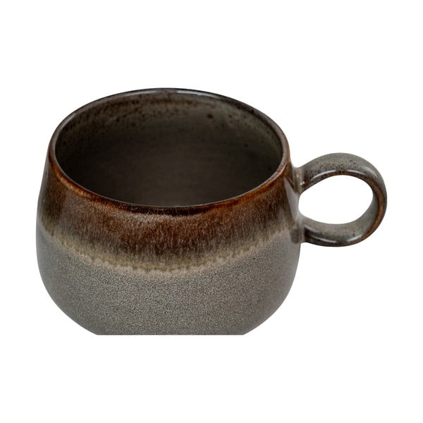 Sivé hrnčeky z kameniny v súprave 4 ks 500 ml Selma – House Nordic-image-4