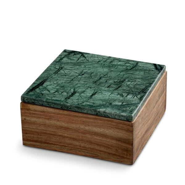 Úložný box s mramorovým vrchnákom NORDSTJERNE, 12,5 x 12,5 cm