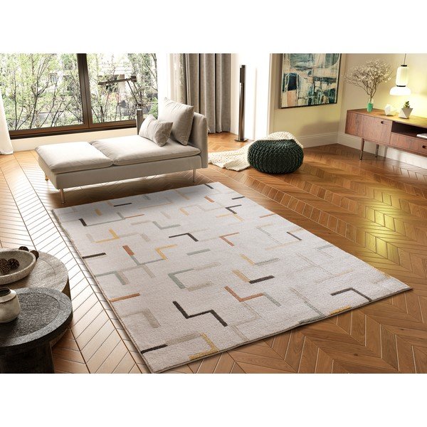 Krémovobiely koberec 160x230 cm Domus – Universal-image-1