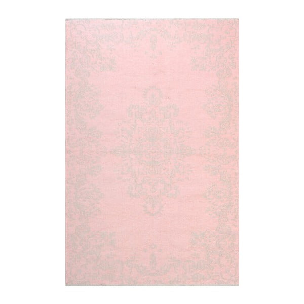 Krémovo-ružový obojstranný koberec Halimod Danya, 155 × 230 cm