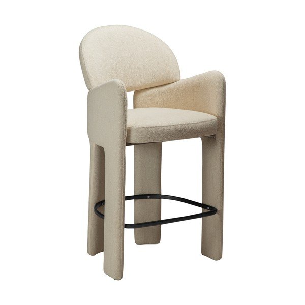 Béžová barová stolička (výška sedadla 68,5 cm) Aole – DAN-FORM Denmark