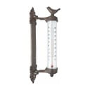 Liatinový nástenný teplomer Esschert Design Bird, výška 27,3 cm