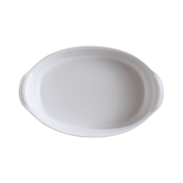 Biela oválna zapekacia misa Emile Henry, 2,3 l-image-1