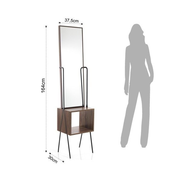 Stojacie zrkadlo Tomasucci Billa, výška 164 cm-image-2