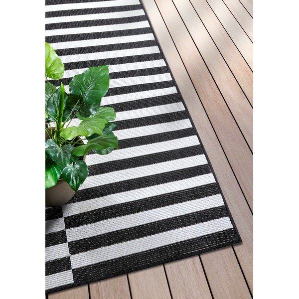 Čierno-biely vnútorný a vonkajší koberec 160x230 cm Viela – Hanse Home-image-3