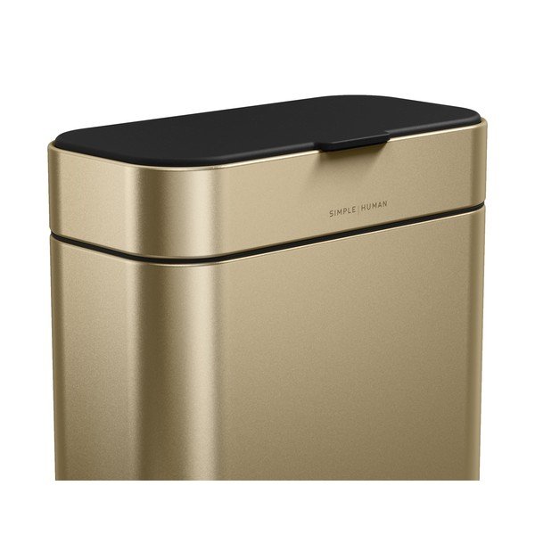 Nádoba na kompostovateľný odpad v matne zlatej farbe 4 l – simplehuman-image-1