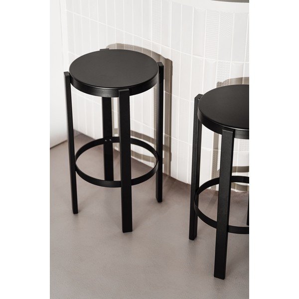 Čierna oceľová stolička Doon – noo.ma-image-1