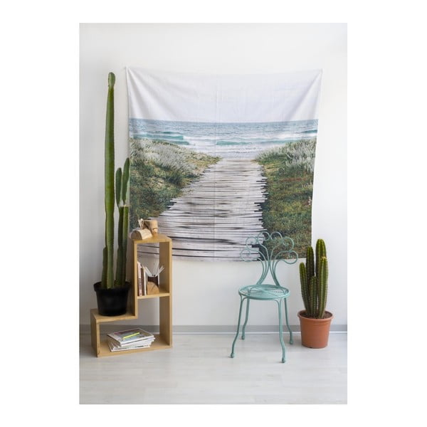 Tapiséria z mikrovlákna Really Nice Things Beach Way, 140 × 140 cm-image-1