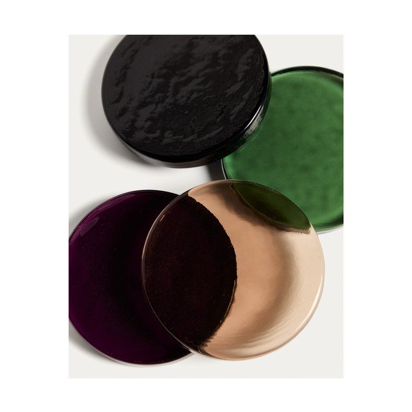 Tmavohnedá sklenená tácka Obila – Kave Home-image-3