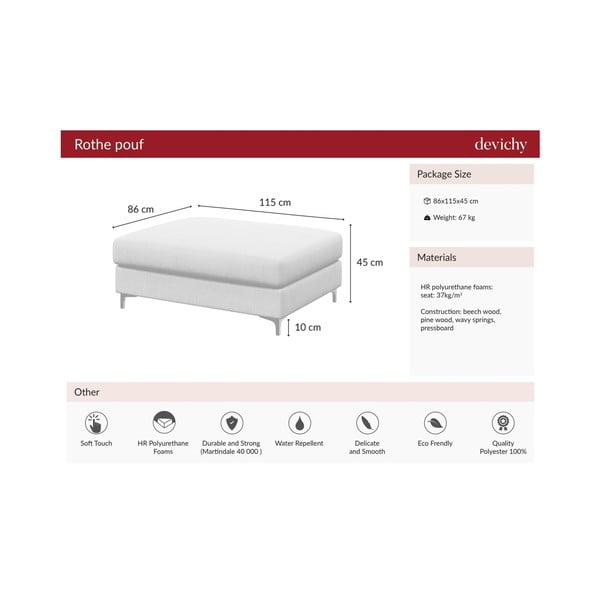 Tmavosivá podnožka Devichy Rothe-image-2