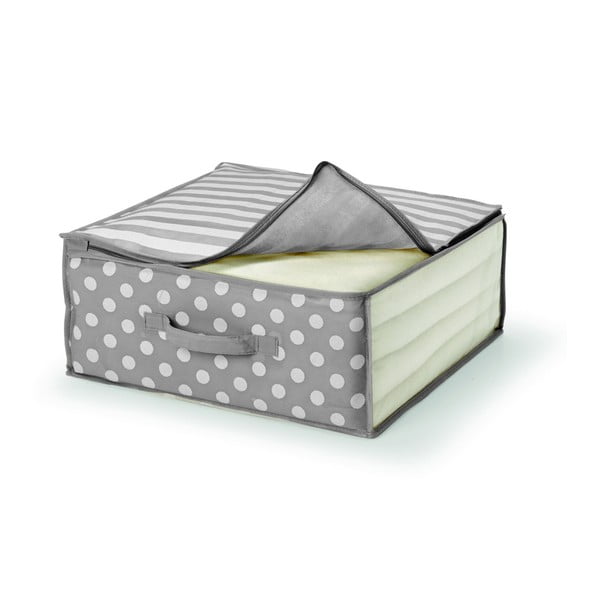 Sivý úložný box na prikrývku Cosatto Trend, 45 × 45 cm