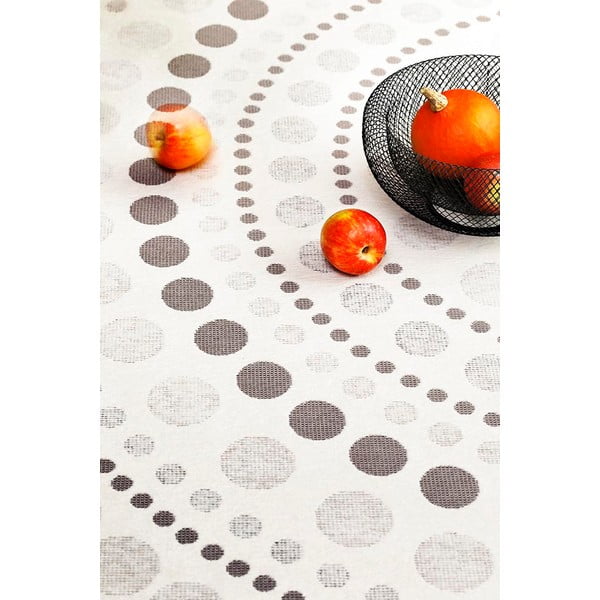 Bielo-sivý obojstranný koberec Narma Oola, 70 x 140 cm-image-3