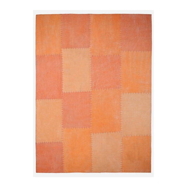 Ručne tkaný oranžový koberec Kayoom Emotion 222 Multi Orange, 120 × 170 cm