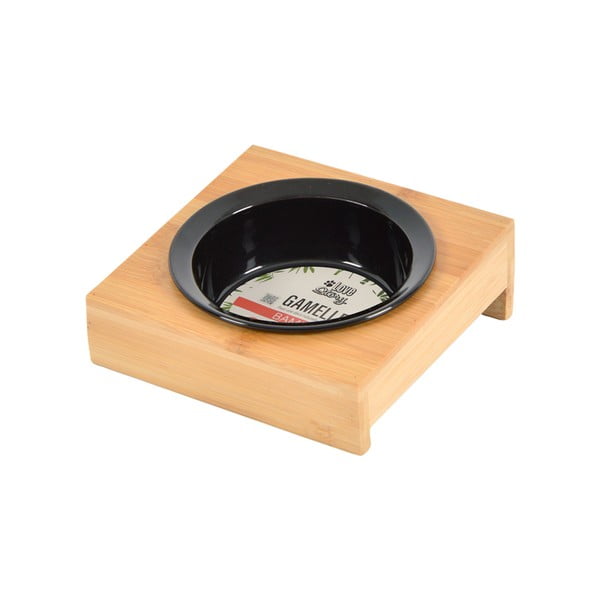 Bambusová miska s podstavcom pre psa ø 12 cm – Love Story-image-2