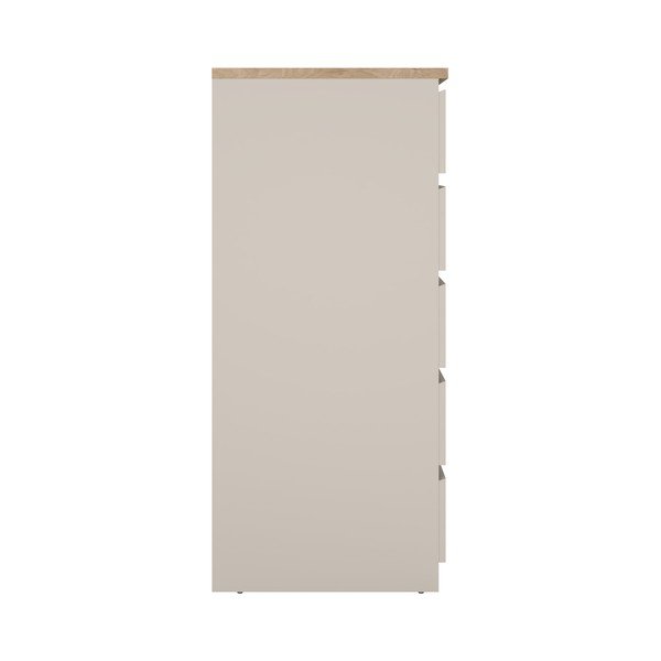 Krémovobiela komoda 40x111x50 cm Naia – Tvilum-image-4