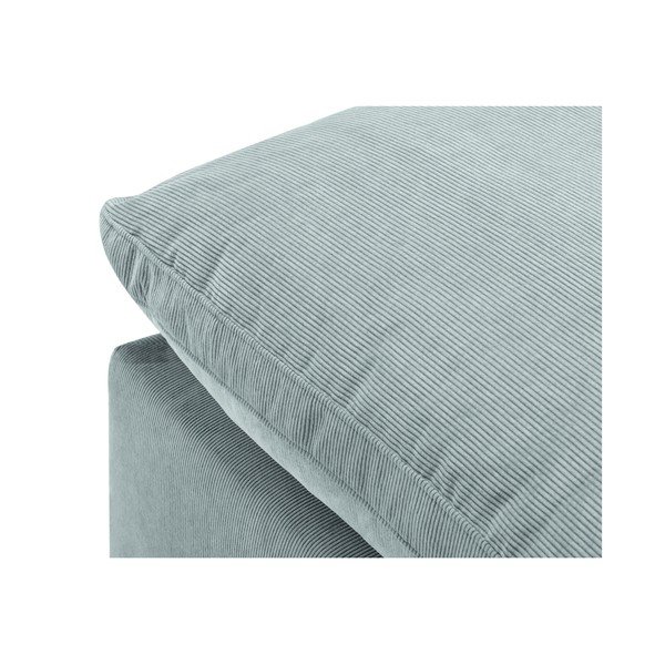 Svetlomodrá rohová časť modulárnej menčestrovej pohovky Windsor & Co Sofas Galaxy, pravý roh-image-4