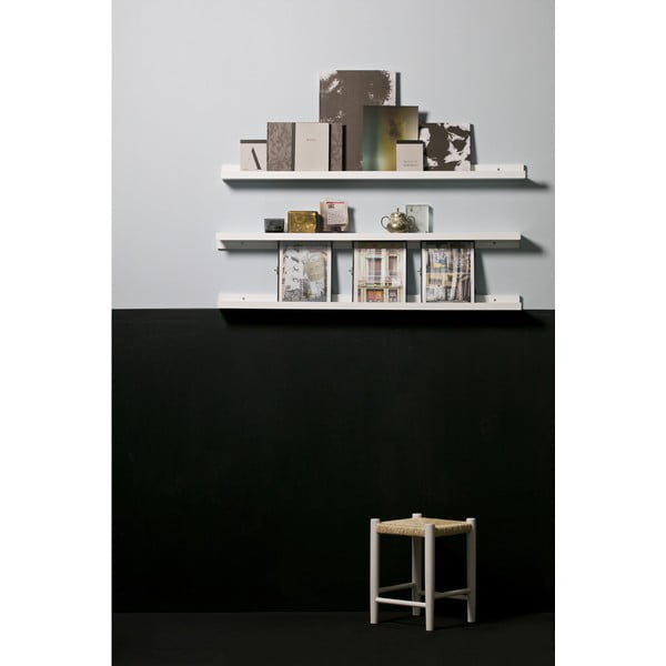 Biela polica na obrázky 120 cm Studio – WOOOD-image-1