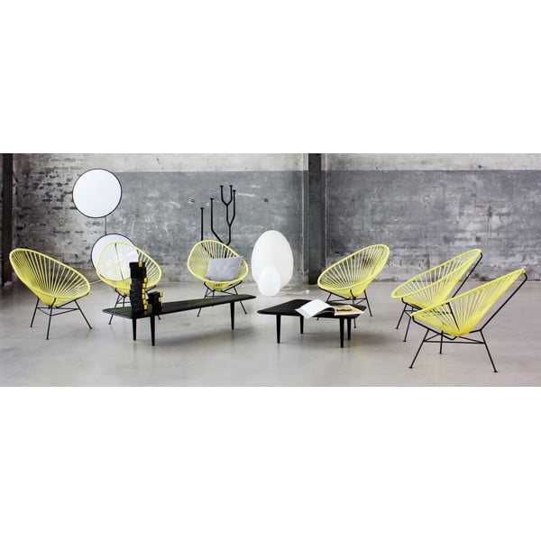 Kreslo Acapulco, svetlomodré, dĺžka 100 cm-image-1