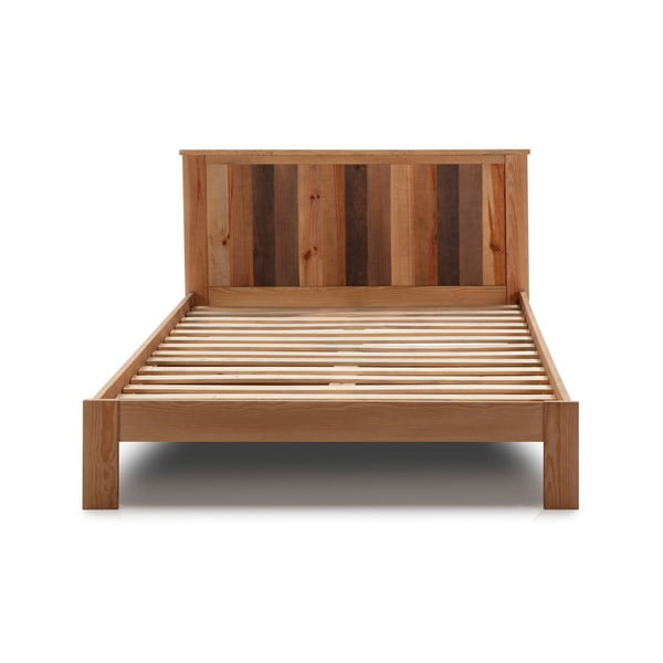 Dvojlôžková posteľ s roštom v prírodnej farbe 140x190 cm Maude – Marckeric