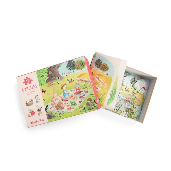 Puzzle La Grande Familie – Moulin Roty-image-3