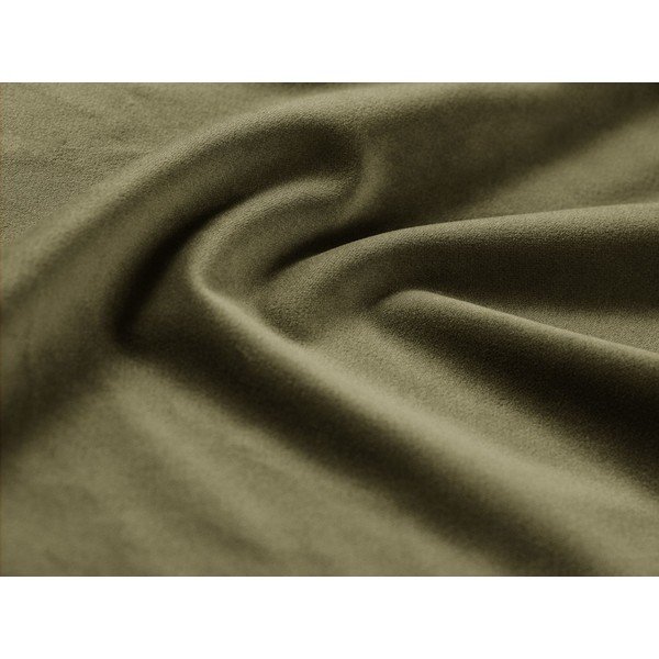 Khaki zamatová modulárna rohová pohovka (ľavý roh/s leňoškou) Jodie – Micadoni -image-3