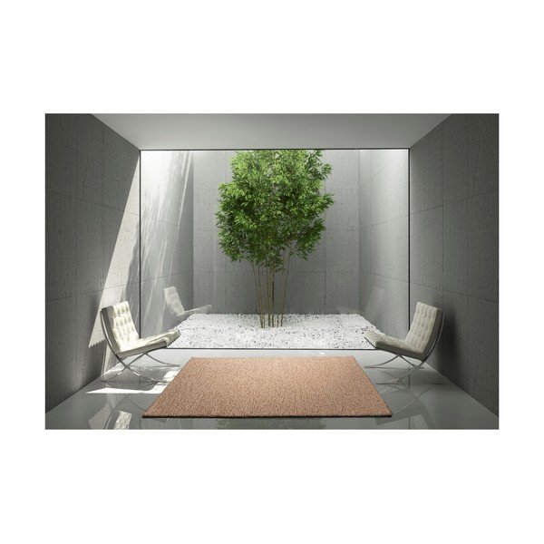 Béžový koberec vhodný aj do exteriéru Universal Catay, 133 × 190 cm-image-1