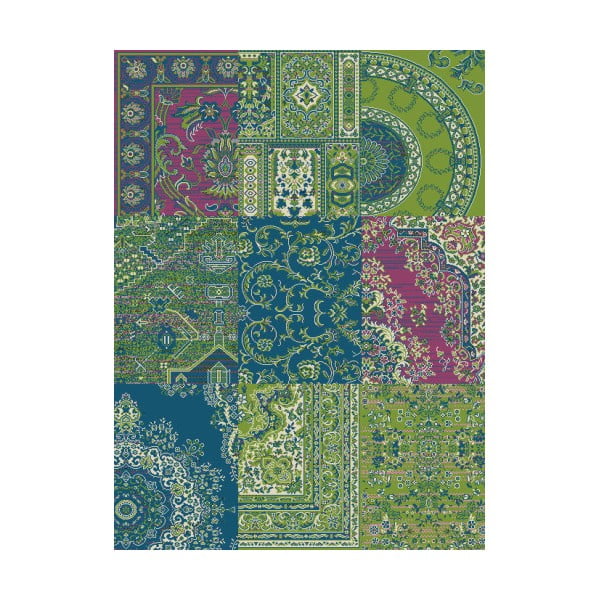 Zeleno-modrý koberec Hanse Home Prime Pile, 190 × 280 cm