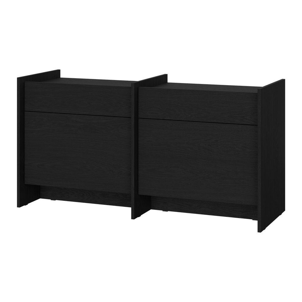E-shop Čierna komoda 146x76x51 cm Hido – noo.ma