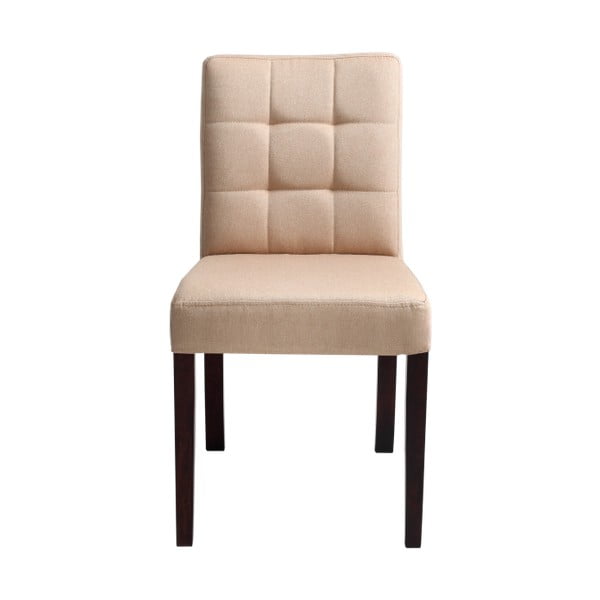 Béžová stolička s hnedými nohami Custom Form Wilton
