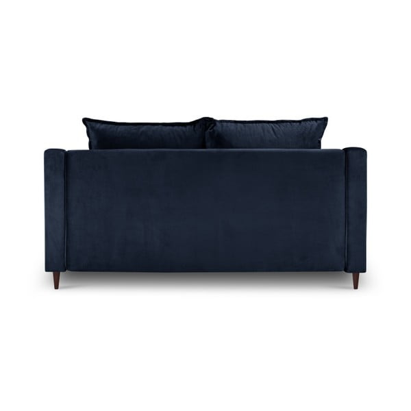 Modrá zamatová pohovka Mazzini Sofas Freesia, 150 cm-image-3