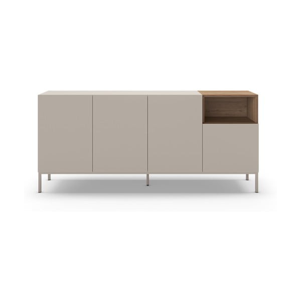 Krémová komoda 180x80 cm Cailin – Marckeric