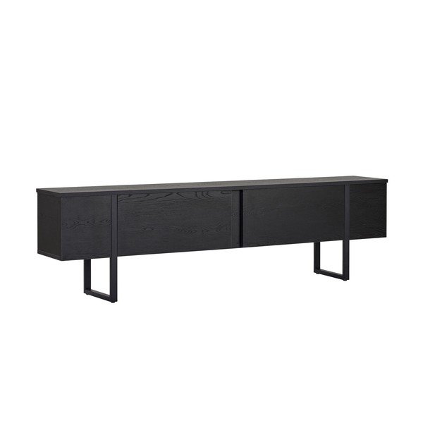 Čierny TV stolík 180x50x30 cm Onera – Kalune Design