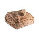 Hnedá deka z mikroplyšu 150x200 cm Rava – Tiseco Home Studio