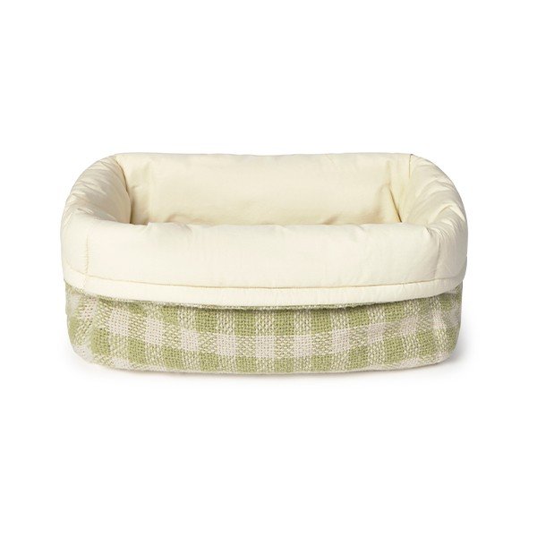 Svetlozelený látkový detský kôš na hračky 30x20x20 cm Swan Matcha – Lorena Canals-image-3