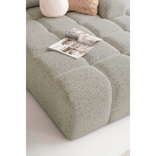 Svetlohnedá rozkladacia modulárna rohová pohovka s úložným priestorom (pravý roh) Lulu – Miuform-image-3