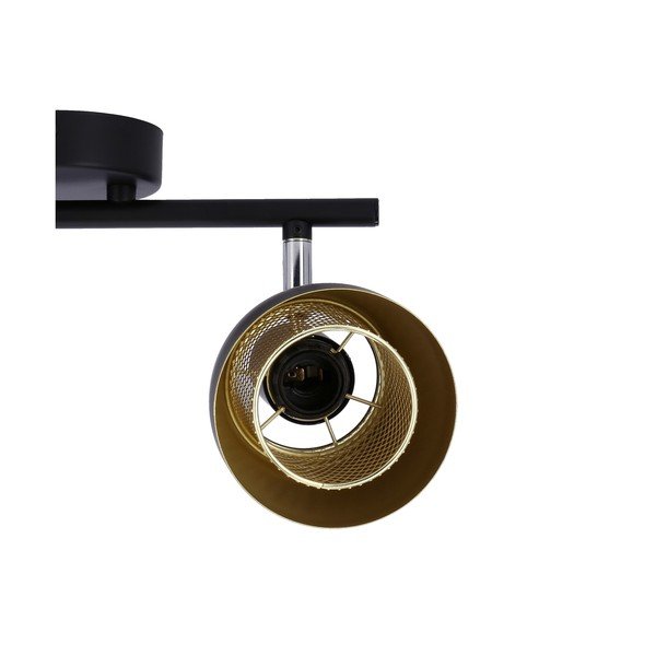 Čierne stropné svietidlo s kovovým tienidlom 41.5x10 cm Aleksandria – Candellux Lighting-image-4