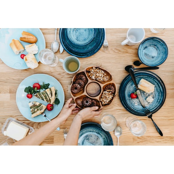 Tyrkysovomodrý kameninový tanier Costa Nova Nova, ⌀ 27 cm-image-1
