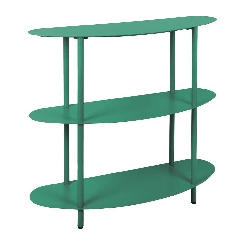 E-shop Zelený kovový regál 90x82x28 cm Cool Retro – Leitmotiv