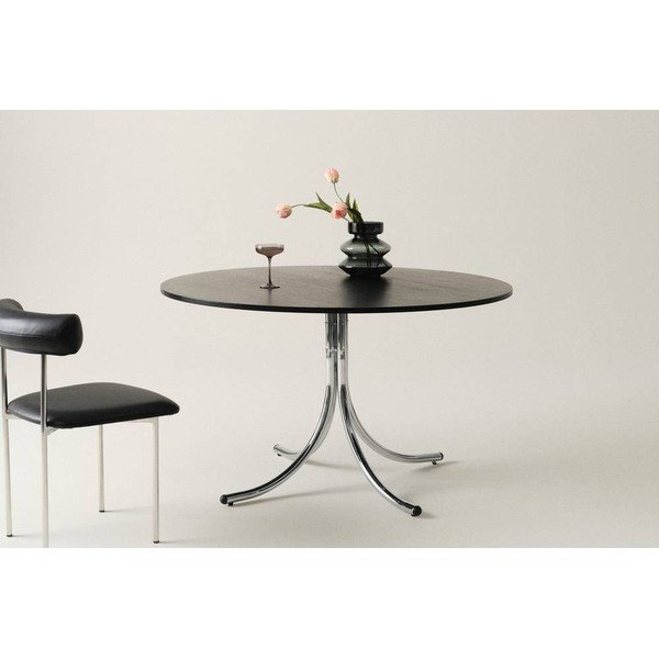 Kovový okrúhly jedálenský stôl ø 130 cm Chipley – Jotex-image-1