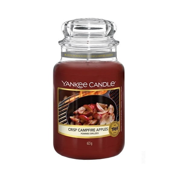 Vonná sviečka Yankee Candle Crisp Campfire Apples, doba horenia 110 h
