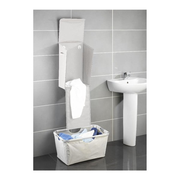 Béžový závesný kôš na bielizeň Wenko Turbo-Loc, 30 l-image-3